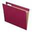 Pendaflex Essentials Colored Hanging Folders, 1/5 Tab, Letter, Burgundy, 25/Box Thumbnail 8
