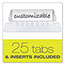 Pendaflex Essentials Colored Hanging Folders, 1/5 Tab, Letter, Aqua, 25/Box Thumbnail 3