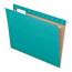 Pendaflex Essentials Colored Hanging Folders, 1/5 Tab, Letter, Aqua, 25/Box Thumbnail 13