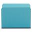 Pendaflex® Pressboard Expanding File Folders, Straight Cut, Top Tab, Letter, Blue, 25/Box Thumbnail 2