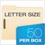 Pendaflex® Fastener Folders, 2 Fasteners, 1/3 Cut Tabs, Letter, Manila, 50/Box Thumbnail 13