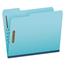 Pendaflex® Pressboard Folders, 2 Fasteners, 1" Expansion, 1/3 Cut, Letter, Blue, 25/Box Thumbnail 1