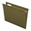 Pendaflex® Earthwise Recycled Hanging File Folders, 1/5 Tab, Letter, Green, 25/Box Thumbnail 1