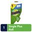 Bounty Select-A-Size Paper Towels, Single Plus Roll, White, 74 Sheets/Roll Thumbnail 1