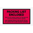 Tape Logic® Packing List EncloseD Envelopes, 5 1/2" x 10", Red, 1000/CS Thumbnail 1