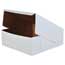 Quality Carton Bakery Box, White, 7" X 7" X 3", 250/CT Thumbnail 1