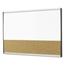 Quartet® Magnetic Dry-Erase/Cork Board, 18 x 30, White Surface, Silver Aluminum Frame Thumbnail 4