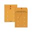 Quality Park™ Brown Kraft Kraft String & Button Interoffice Envelope, 9 x 12, 100/Carton Thumbnail 1