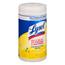 LYSOL® Brand Disinfecting Wipes, Lemon & Lime Blossom Scent, White, 80/Canister, 6 Canisters/CT Thumbnail 2