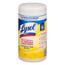 LYSOL® Brand Disinfecting Wipes, Lemon & Lime Blossom Scent, White, 80/Canister, 6 Canisters/CT Thumbnail 3