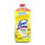 Lysol Clean & Fresh MultiSurface Cleaner, Lemon/Sunflower Essence, 40 oz Bottle, 9/Carton Thumbnail 2