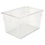 Rubbermaid® Commercial Clear Tote Boxes, 21 1/2 Gallon, 26"W x 18"D x 15"H Thumbnail 1