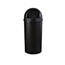 Rubbermaid® Commercial Marshal Classic Container, Round Trash Can, 15 gal, Black Thumbnail 2