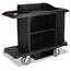 Rubbermaid® Commercial Full Size Janitorial Cart with Wheels, Black Vinyl Bag, 50" H x 60" L X 22" W, Black Thumbnail 1