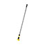 Rubbermaid® Commercial Gripper Fiberglass Mop Handle, 1 dia x 54, Blue/Yellow Thumbnail 2