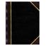National® Texthide Record Book, Black/Burgundy, 150 Green Pages, 10 3/8 x 8 3/8 Thumbnail 3