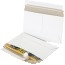 W.B. Mason Co. Stayflats Lite® Self-Seal Mailers, 9 in x 6 in, Side-Loading, White, 200/Case Thumbnail 1
