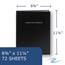 Roaring Spring Lab Research Notebook, Quadrille Ruled, 8.75" x 11.25", White Paper, Black Cover, 72 Sheets Thumbnail 2