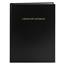 Roaring Spring Lab Research Notebook, Quadrille Ruled, 8.75" x 11.25", White Paper, Black Cover, 72 Sheets Thumbnail 1