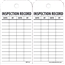 NMC™ Tags, Inspection Record, 6"X3", Unrippable Vinyl with Grommet, 25/PK Thumbnail 1