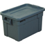 Rubbermaid® Brute Totes with Lid, 28" x 18" x 15", Gray Thumbnail 1