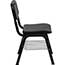 Flash Furniture HERCULES Series Chair with Book Basket, 880 lb. Capacity, Plastic, Black Thumbnail 4