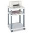 Safco® Wave Design Printer Stand, Three-Shelf, 20w x 17-1/2d x 29-1/4h, Charcoal Gray Thumbnail 3