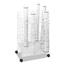 Safco® Wire Roll Files, 24 Compartments, 21w x 14-1/4d x 31-3/4h, White Thumbnail 5