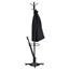 Safco® Metal Costumer w/Umbrella Holder, Four Ball-Tipped Double-Hooks, Black Thumbnail 9