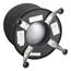 Safco Zenergy Ball Chair, 22 1/2" Diameter x 23" High, Black/Silver Thumbnail 10
