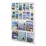 Safco® Reveal Clear Literature Displays, 18 Compartments, 30w x 2d x 45h, Clear Thumbnail 7