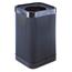 Safco® Mayline® At-Your Disposal Top-Open Waste Receptacle, Square, Polyethylene, 38gal, Black Thumbnail 3
