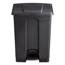 Safco® Large Capacity Plastic Step-On Receptacle, 17gal, Black Thumbnail 6
