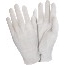 The Safety Zone Cotton Inspection Glove, Mens, Light Wt, White, Unhemmed, 100% Cotton, 12 Pairs Thumbnail 1