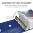 Samsill Clean Touchâ„¢ 3 Ring Binder Protected by Antimicrobial Additive, 6 " Locking D-Rings, Blue Thumbnail 7