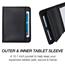 Samsill® Professional Padfolio with Secure Zippered Closure, 10.1" Tablet Sleeve, 8.5"  x 11" Writing Pad, Black Thumbnail 7