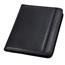 Samsill Professional Padfolio with Secure Zippered Closure, 10.1" Tablet Sleeve, 8.5"  x 11" Writing Pad, Black Thumbnail 1
