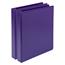 Samsill Earth’s Choice Biobased Durable Fashion Color 3 Ring View Binder, 1" Round Ring, Purple, 2/PK Thumbnail 2