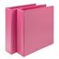 Samsill Earth’s Choice Biobased Durable Fashion Color 3 Ring View Binder, 2" Round Ring, Pink Berry, 2/PK Thumbnail 2