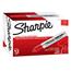 Sharpie King Size Permanent Marker, Chisel Tip, Red, Dozen Thumbnail 1
