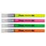 Sharpie Clearview Highlighter, Fine Chisel Tip, Assorted Ink, 4/Pack Thumbnail 3