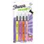 Sharpie Clearview Highlighter, Fine Chisel Tip, Assorted Ink, 4/Pack Thumbnail 1