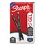 Sharpie S-Gel Pen, Bold 1 mm, Blue Ink, Black Barrel, 36/PK Thumbnail 1