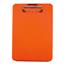 Saunders Slimmate Storage Clipboard, 1/2" Capacity, Holds 8-1/2"W x 12"H, Safety Orange Thumbnail 2