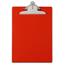Saunders Recycled Plastic Clipboards, 1" Capacity, Holds 8-1/2"W x 12"H, Red Thumbnail 1