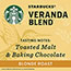 Starbucks VERANDA BLEND Coffee, Light Roast, Whole Bean, 1 lb Bag Thumbnail 2
