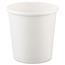SOLO® Cup Company Flexstyle Double Poly Paper Containers, 16oz, White, 25/Pack, 20 Packs/Carton Thumbnail 1