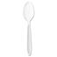 SOLO Cup Company Impress Heavyweight Polystyrene Cutlery, Teaspoon, White, 1000/Carton Thumbnail 1