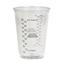SOLO® Cup Company Plastic Medical & Dental Cups, Graduated, 10 oz, Clear, 50/Bag, 20 Bags/Carton Thumbnail 1