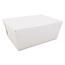 SCT® ChampPak Carryout Boxes, White, 7 3/4 x 5 1/2 x 3 1/2, 160/Carton Thumbnail 1